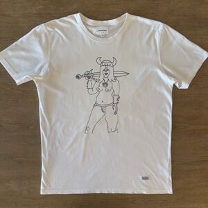 Norse Projects x Todd James Collab-Viking REAS Limited Release Tee-Archival- XL